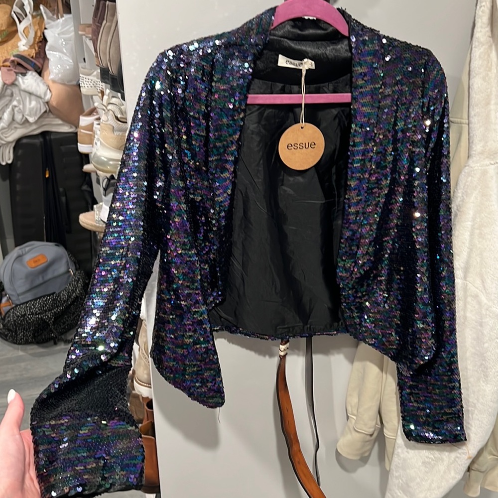 Sequined blazer